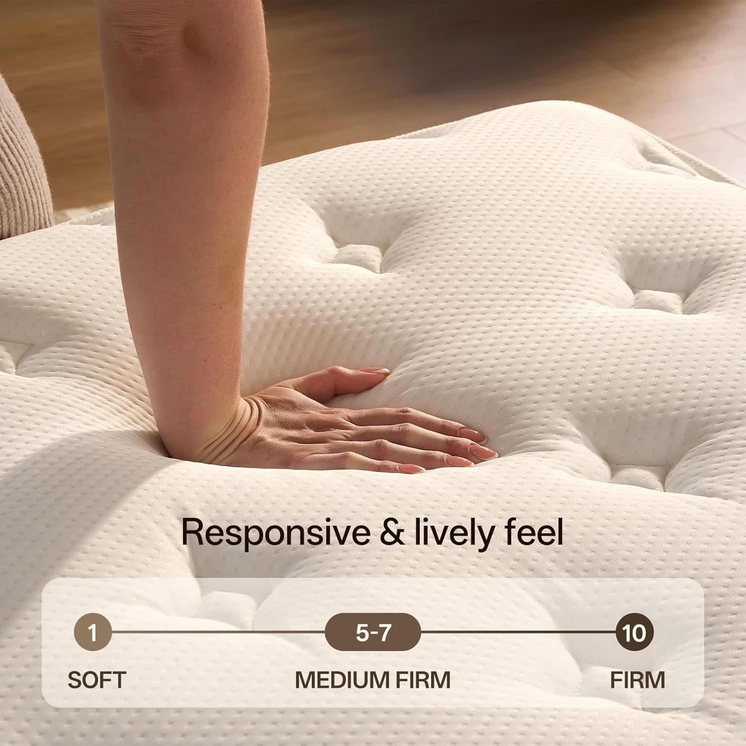Full Size Memory Foam Hybrid Mattress SerenitySupport-1