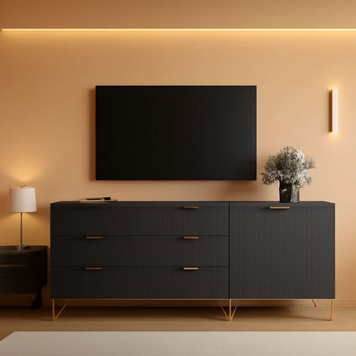 Black TV Stand