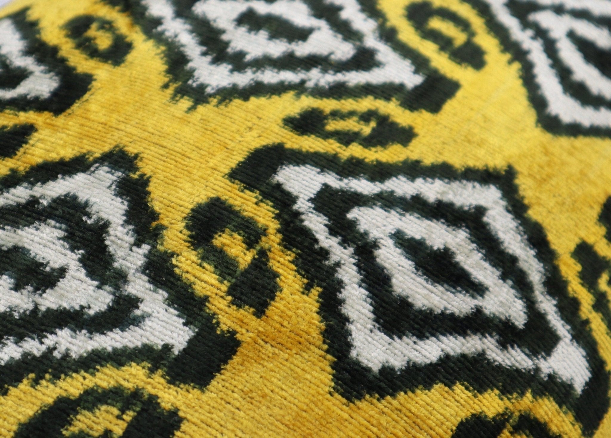 Canvello Black And Yellow Throw Pillows For Couch with Down Insert - 16x24 in