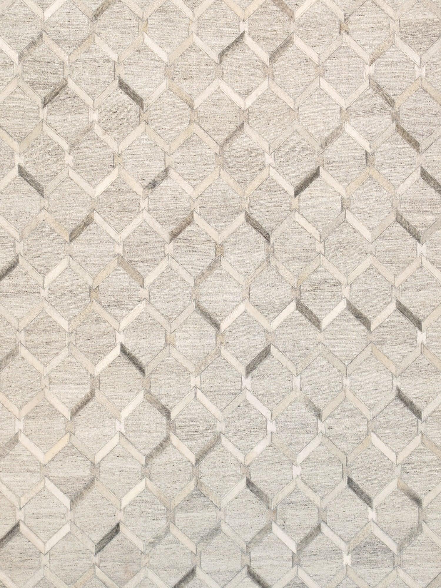 Canvello Hand-Loomed Cowhide Area Rugs- 4x6