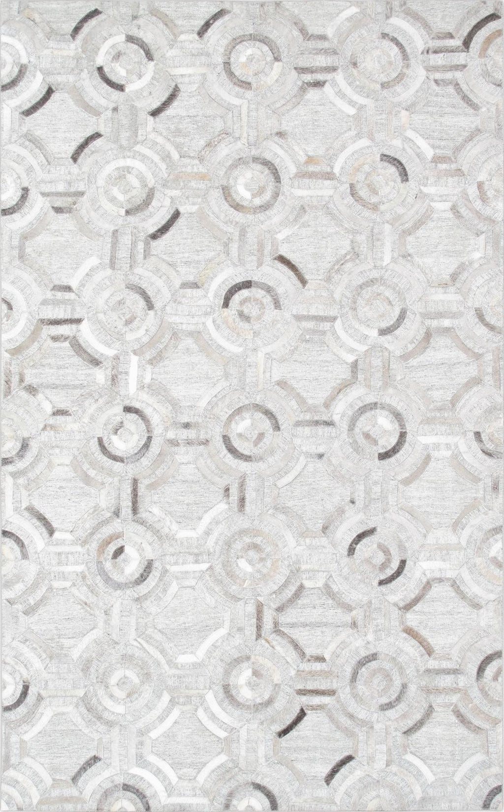 Canvello Hand-Loomed Cowhide Area Rugs- 4x6