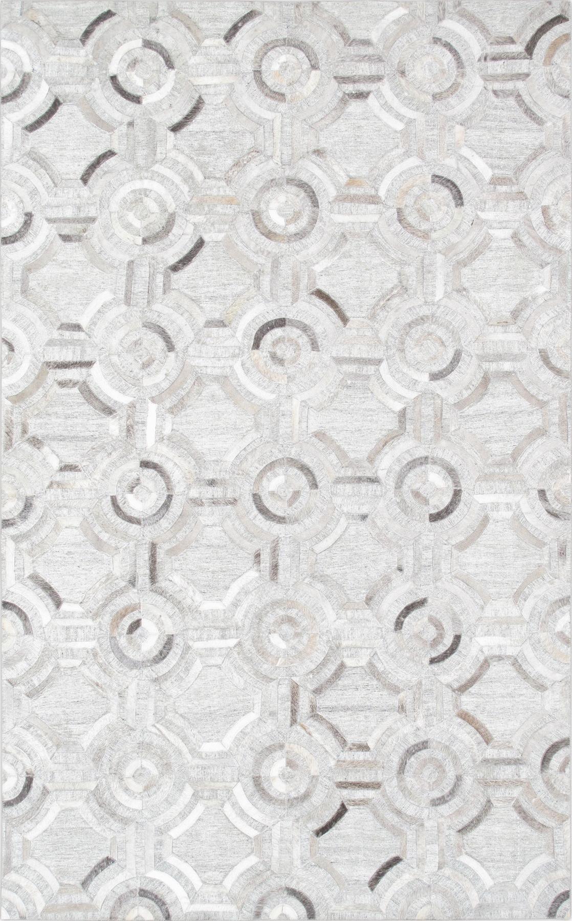 Canvello Hand-Loomed Cowhide Area Rugs- 4x6