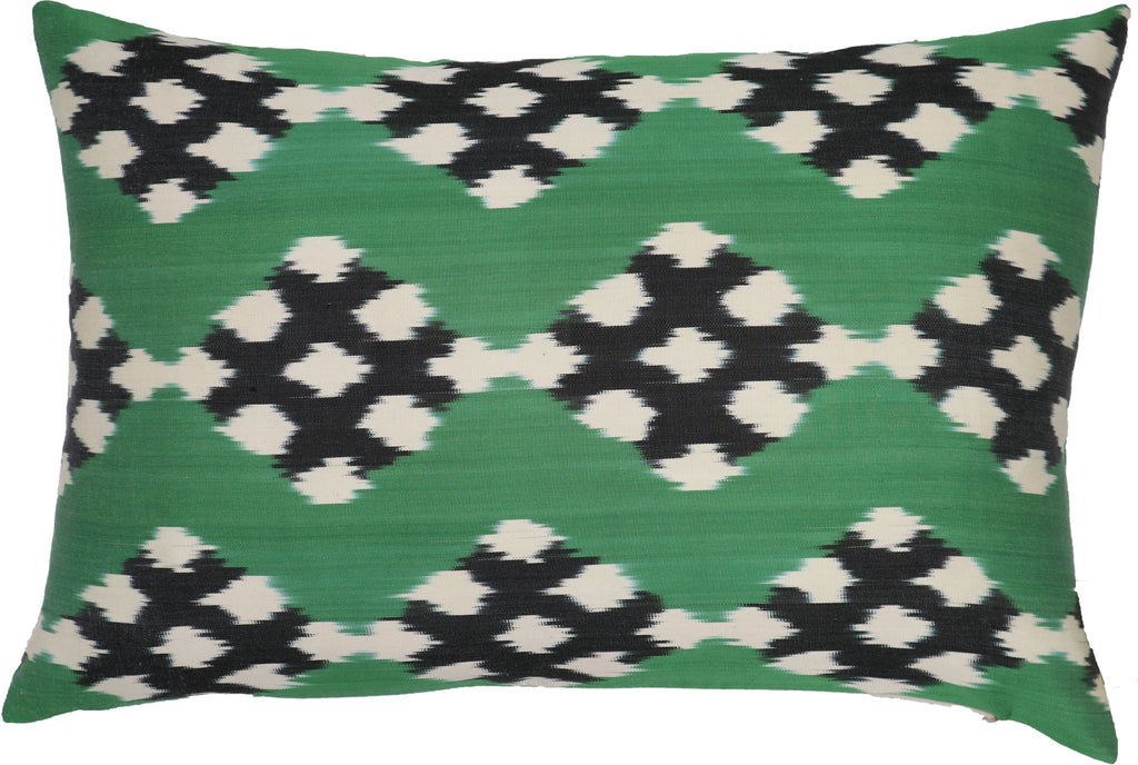 Canvello Handmade Silk Decorative Throw Pillow with Down Filled Insert