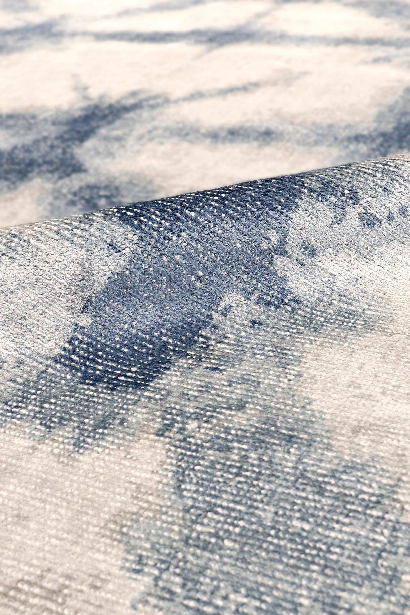 Canvello Modern Blue Farmhouse Area Rug -12' X 15'
