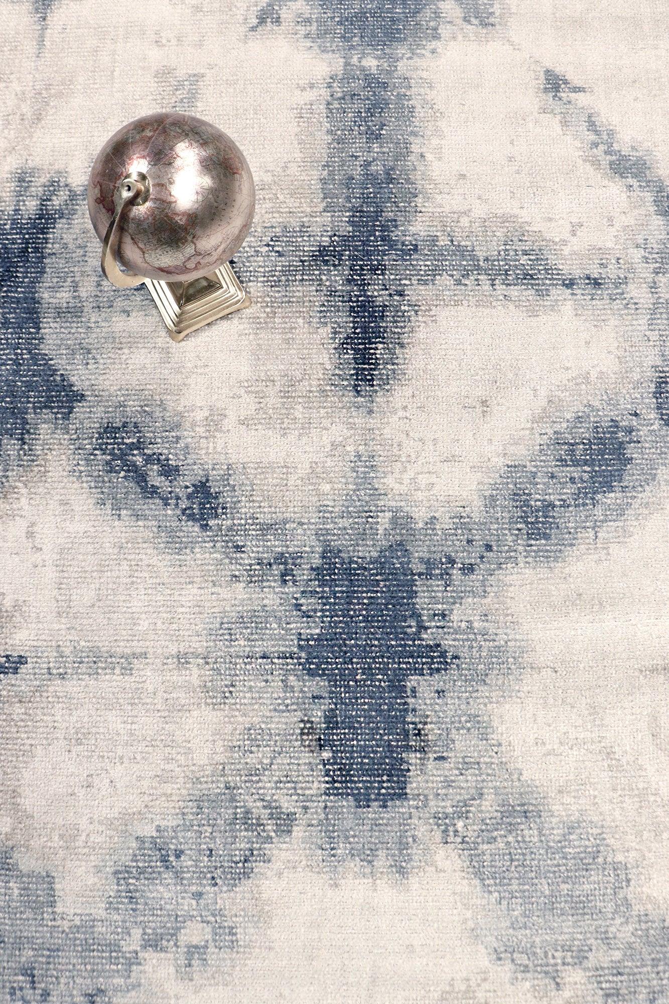 Canvello Modern Blue Farmhouse Area Rug -12' X 15'