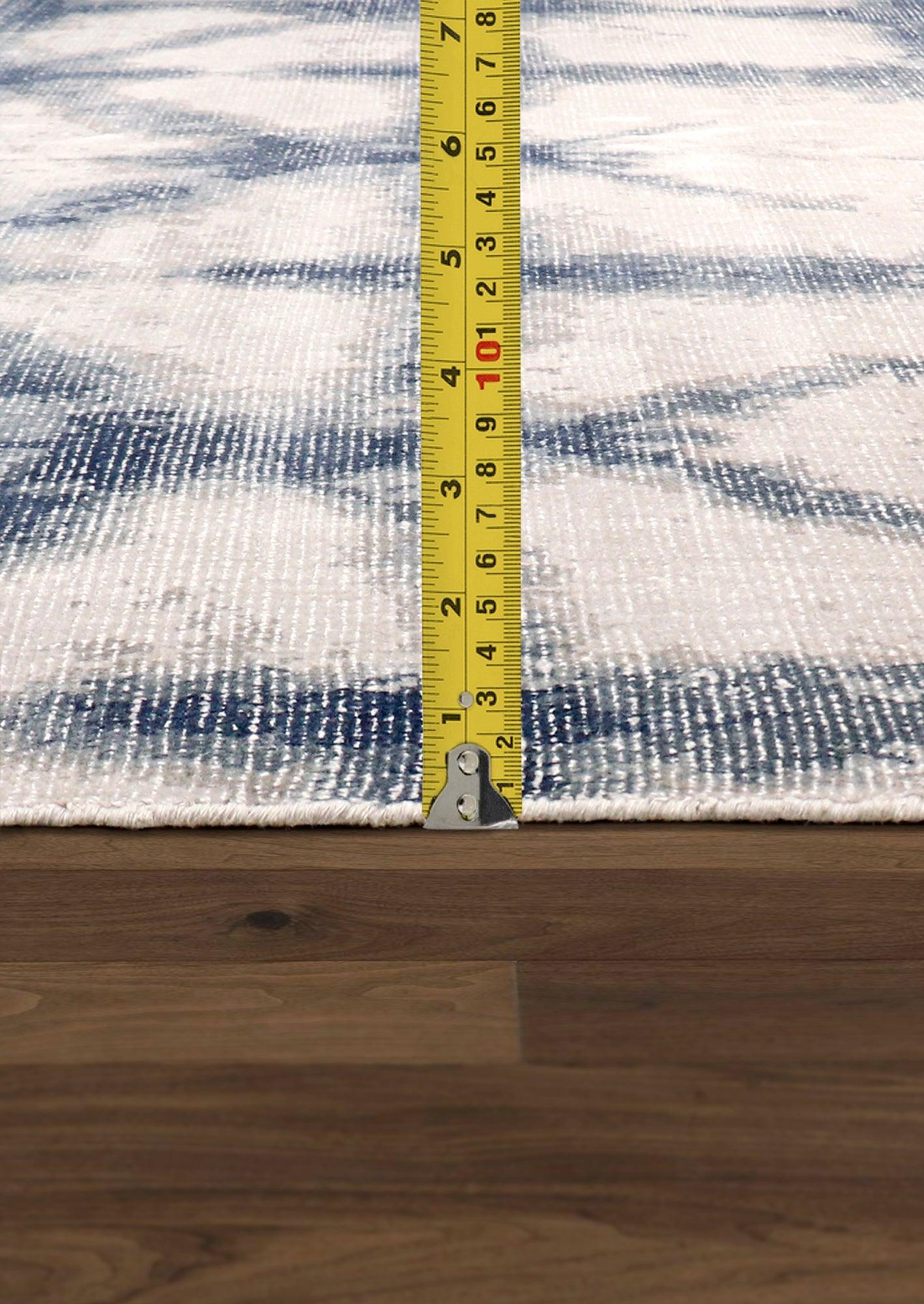 Canvello Modern Blue Farmhouse Area Rug -12' X 15'