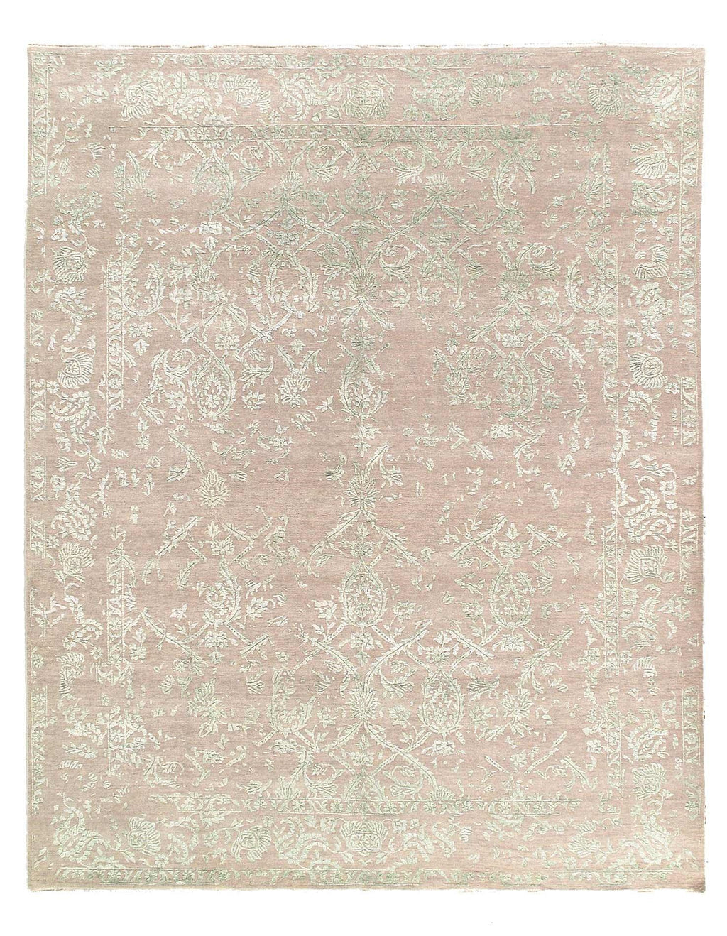 Canvello Modern Blue Grey Area Rugs - 8' x 10'