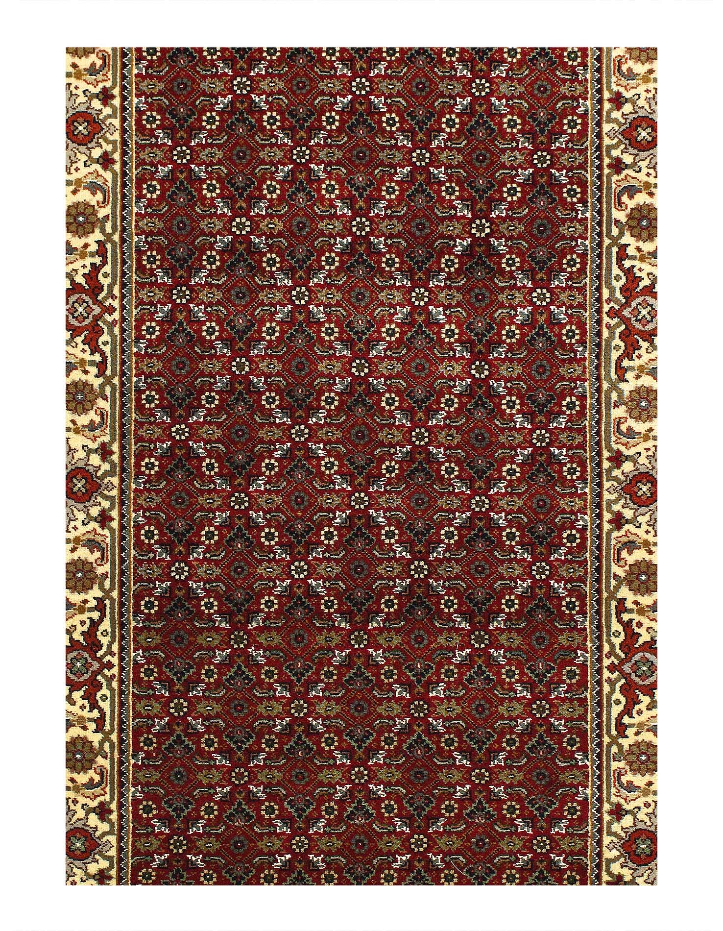 Canvello Tabriz Mahi Design Silk & Wool Rug - 2'7" X 11'8"