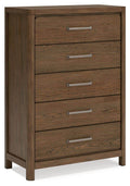 Cabalynn - Five Drawer Chest - Light Brown-0