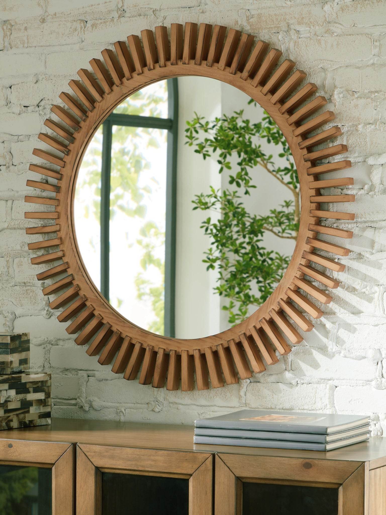 Tedwell - Accent Mirror - Brown-2