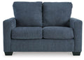 Rannis - Twin Sofa Sleeper - Fabric - Navy-0