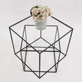 Glass double layer 3D floating side table