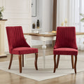 Rayon Cloth Flocking Linen Dining Chairs