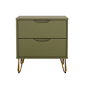 Nightstand in Olive Green