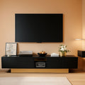 Extendable Black TV Stand