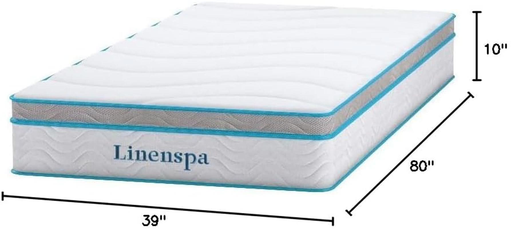 Memory Foam Hybrid Mattress Twin XL Breathability Plus-1