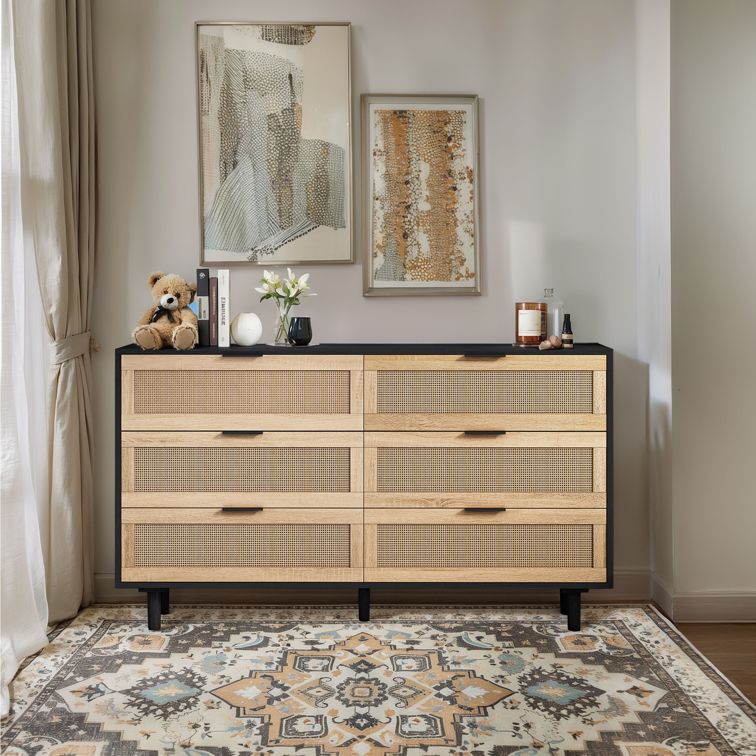 Rattan Storage Cabinet