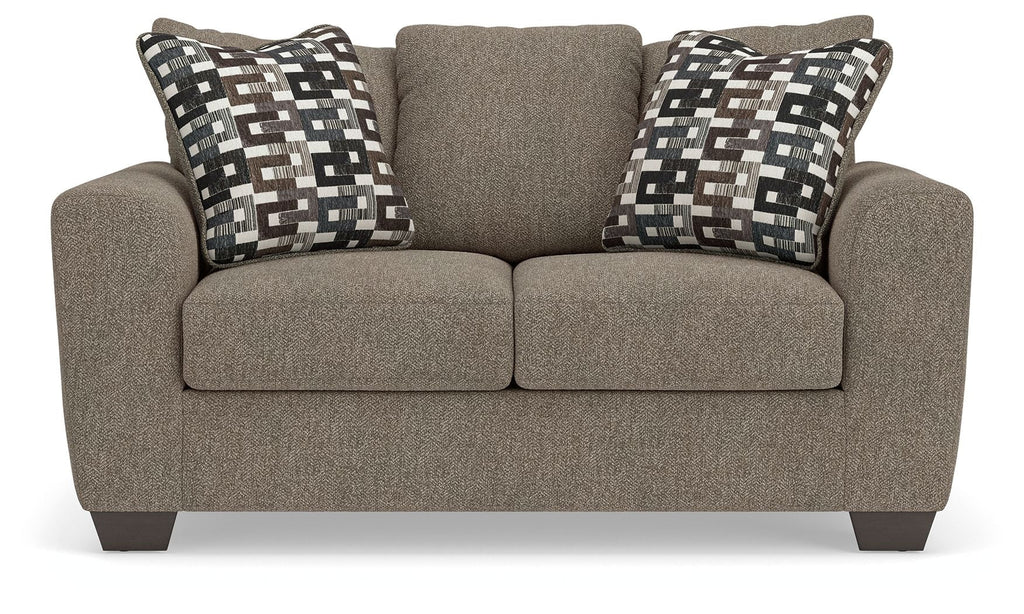 Triston-Peaks - Loveseat - Suede-1