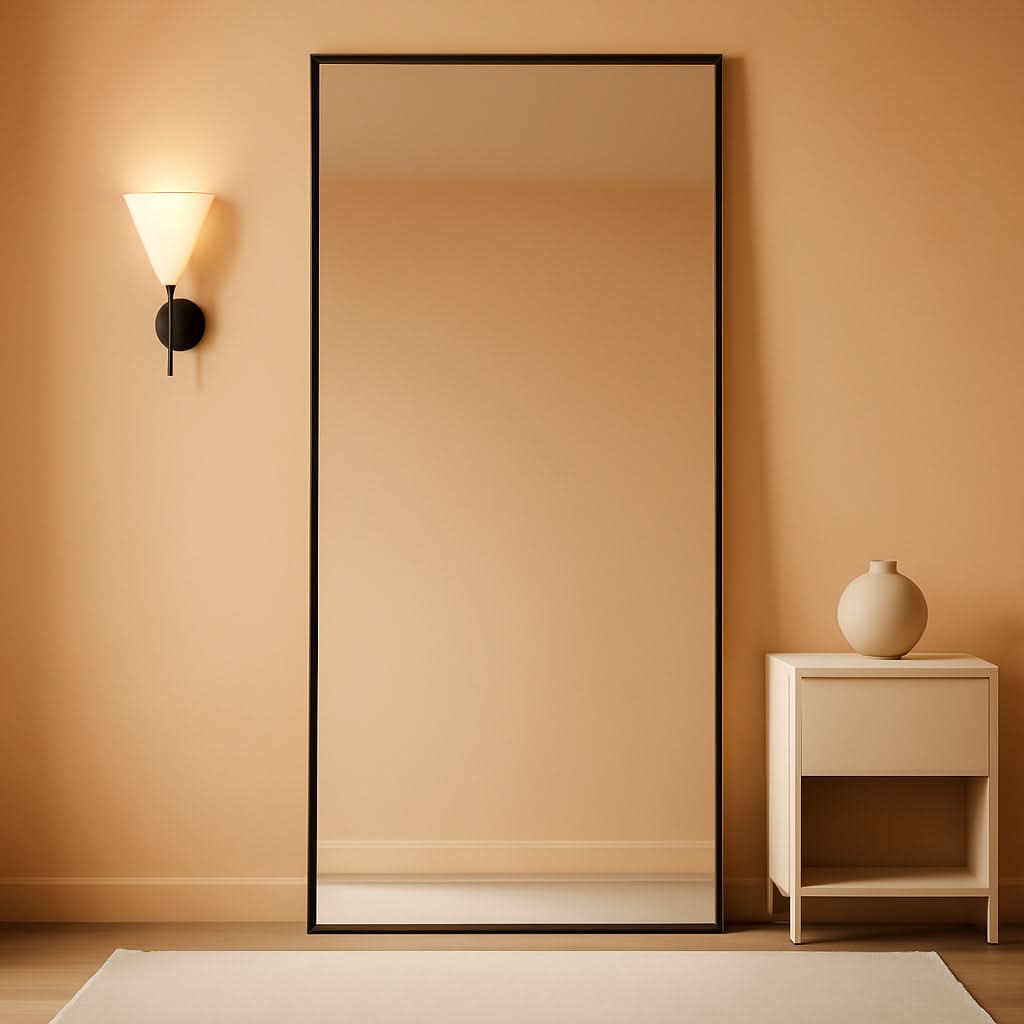 71x28 Inch Black Full Length Floor Mirror For Bedroom-0
