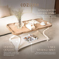 Handcrafted Farmhouse Natural Tray Top Coffee Table