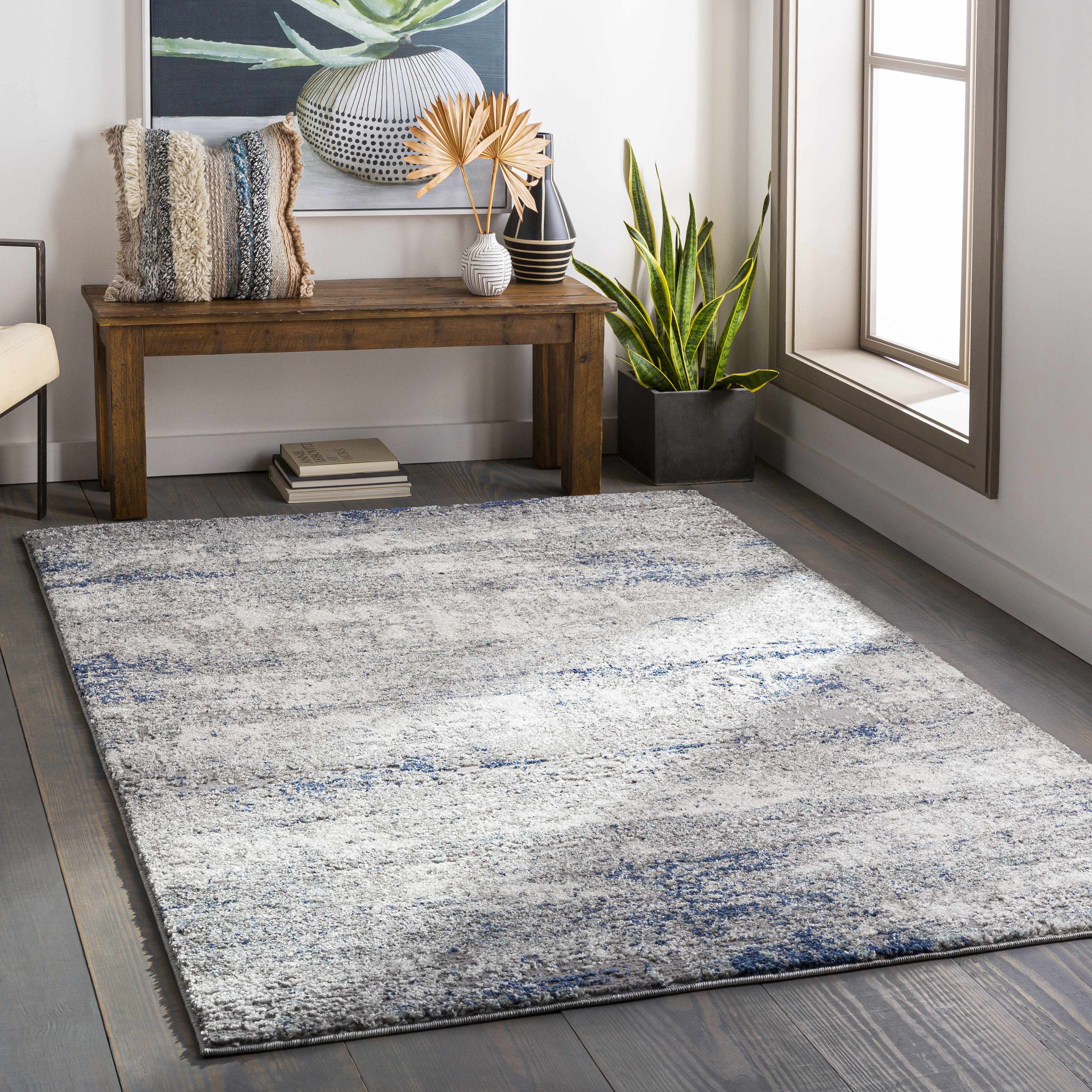 Jeju Thick Abstract Area Rug-1