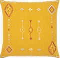 Devi Mustard Geometric Pattern Accent Pillow - Clearance
