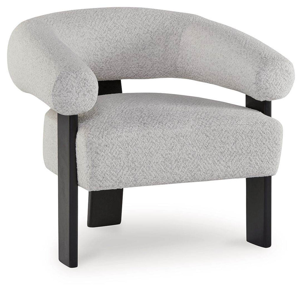 Dultish - Accent Chair - Snow-0