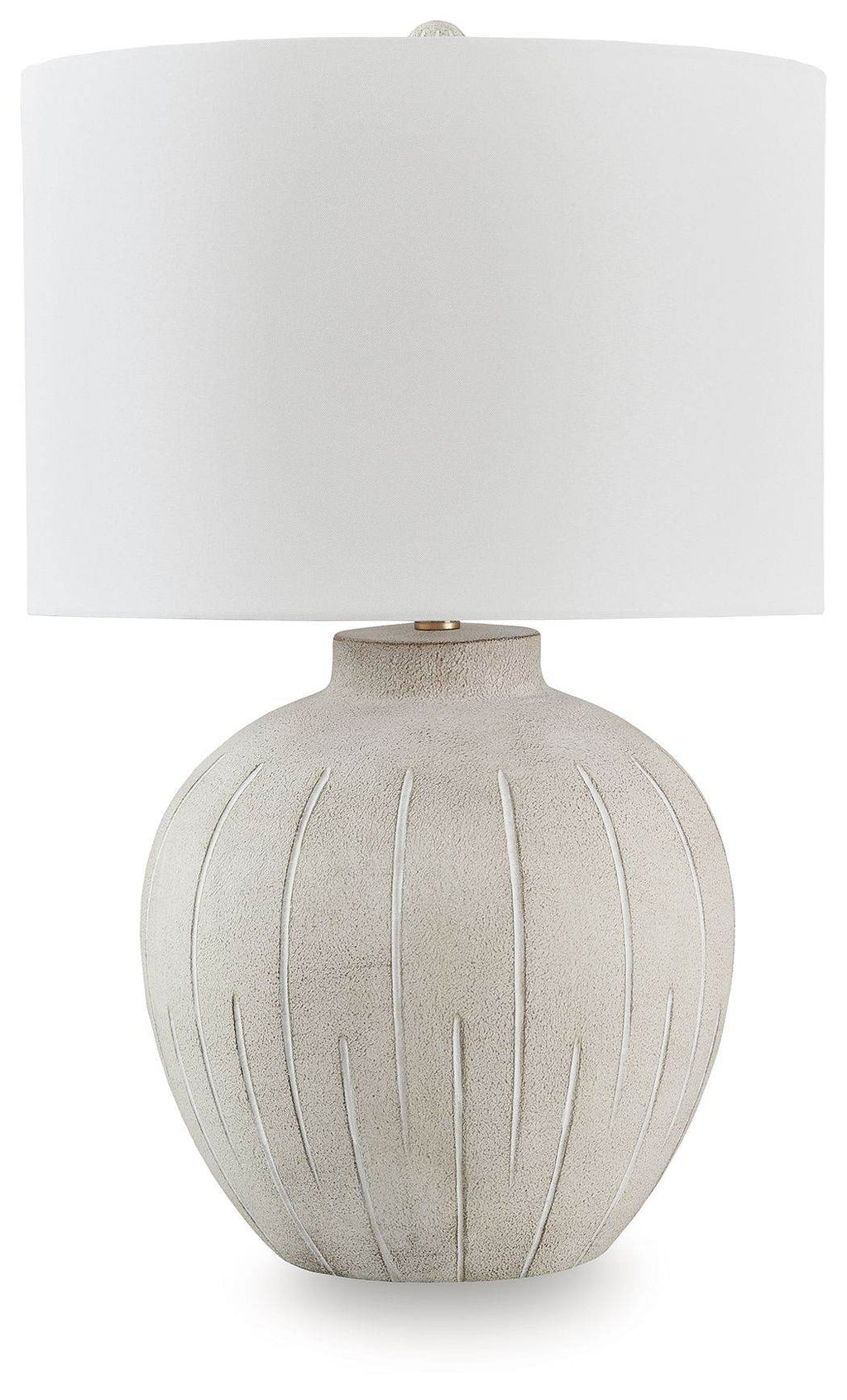 Calbert - Poly Table Lamp - Warm Gray-0