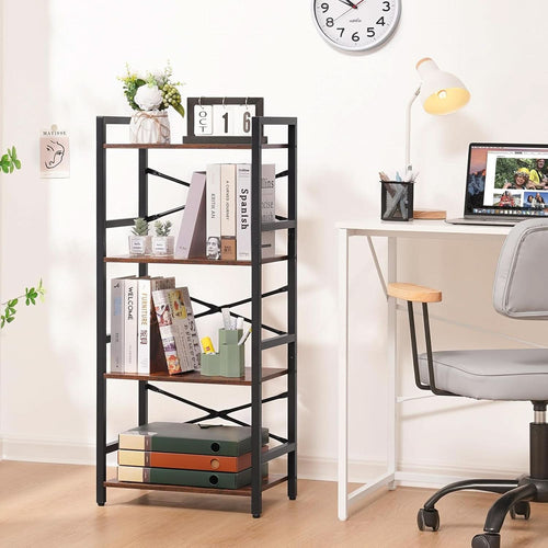 Brown Bookshelf