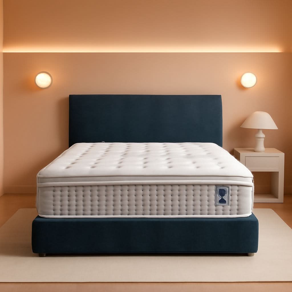 King Size Memory Foam Hybrid Mattress Fiberglass Free-0
