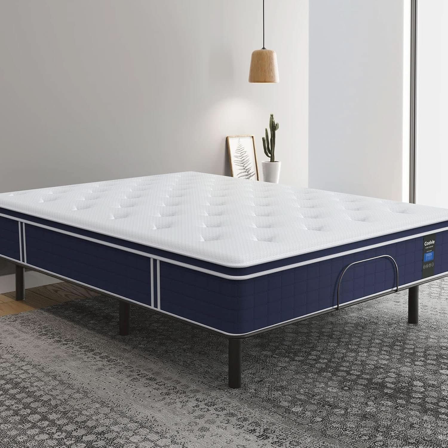 Twin TwelveInch Hybrid Mattress With Premium Pocket Coils-1