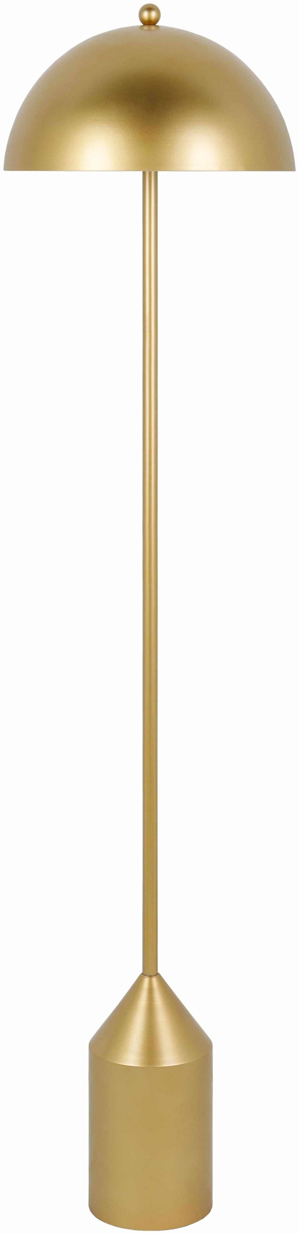 Landerneau Gold Floor Lamp