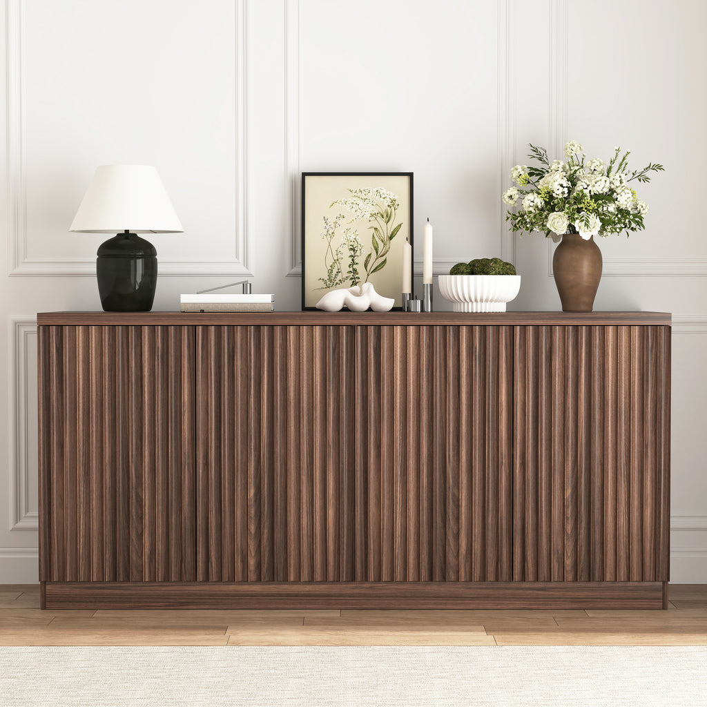 Buffet Walnut Storage Cabinet
