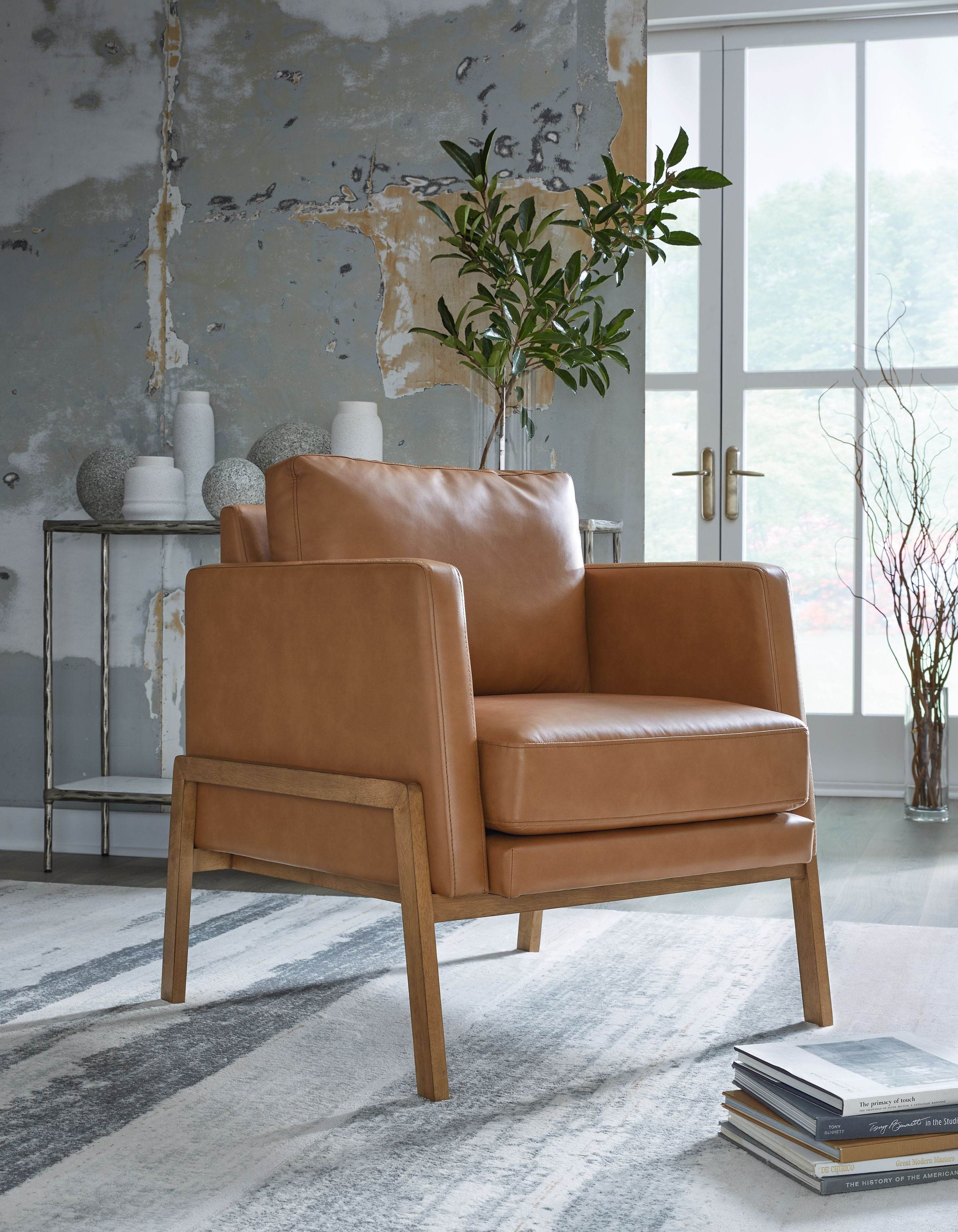 Numund - Accent Chair - Caramel-2