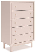Wistenpine - Five Drawer Chest - Blush-0