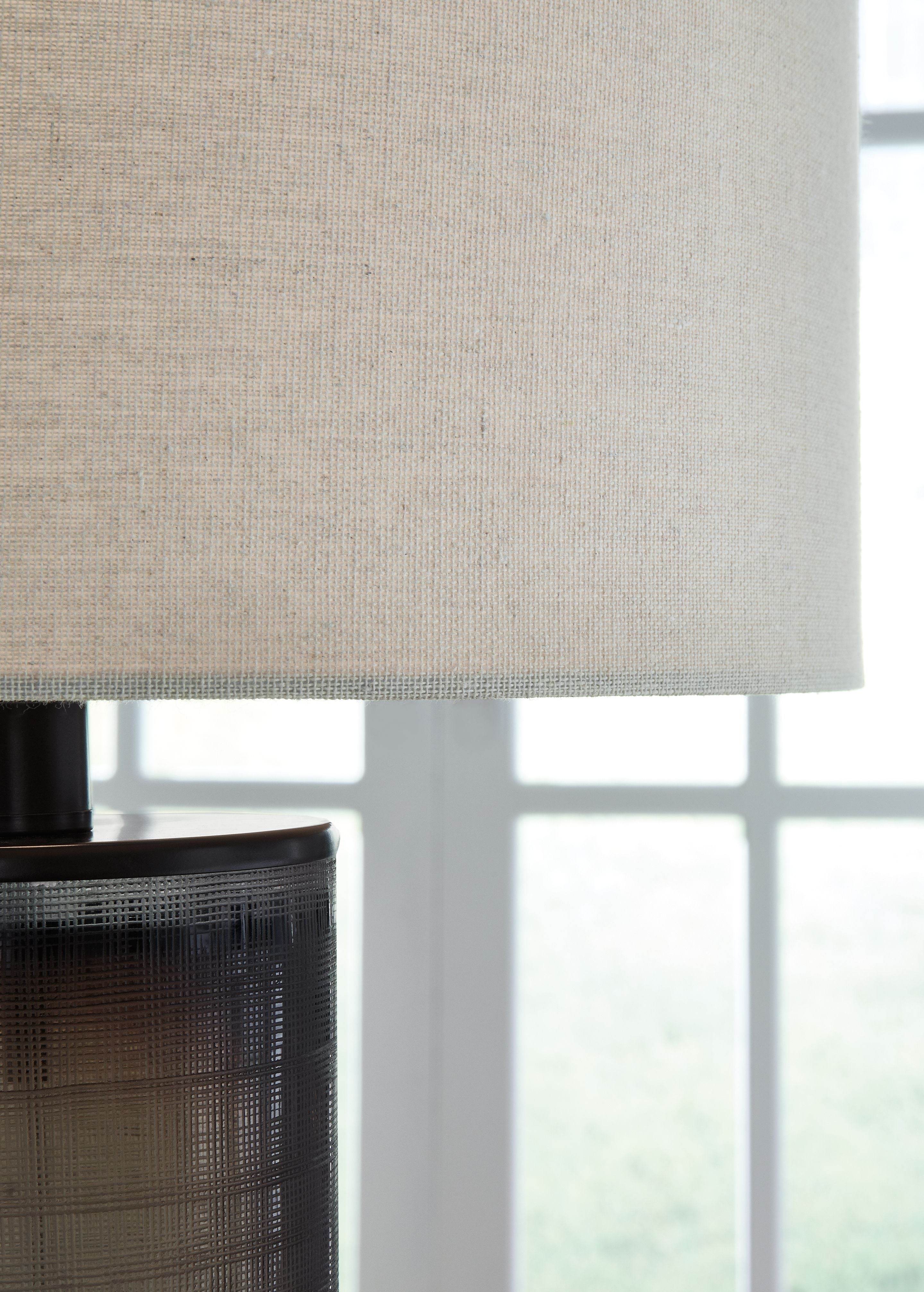 Dingerly - Glass Table Lamp - Brown-2