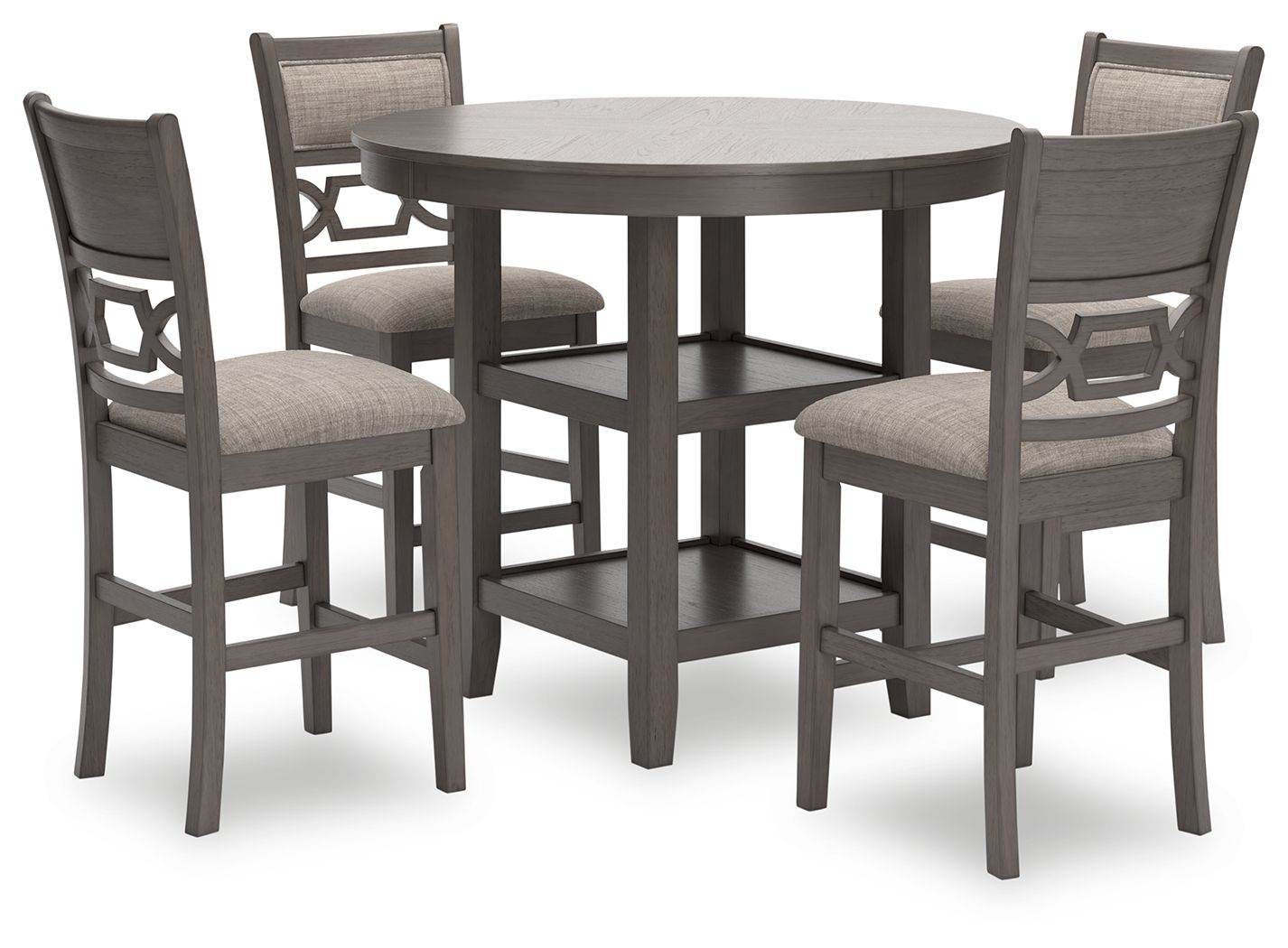 Wrenning - Drm Counter Table Set (Set of 5) - Gray-0