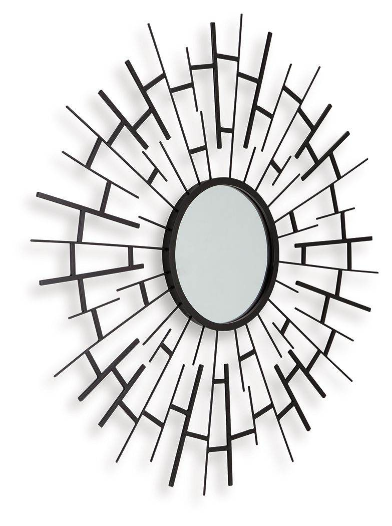 Garrenworth - Accent Mirror - Black-2