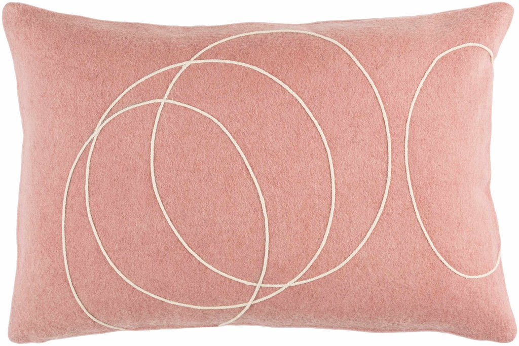 Glenorchy Blush Pink Swirl Accent Pillow - Clearance
