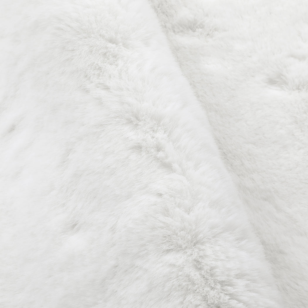 Marlow Floor Rug Area Rugs Cloud Fluffy 80X200cm White