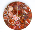 Red Agate Wall Clock | Circular-0