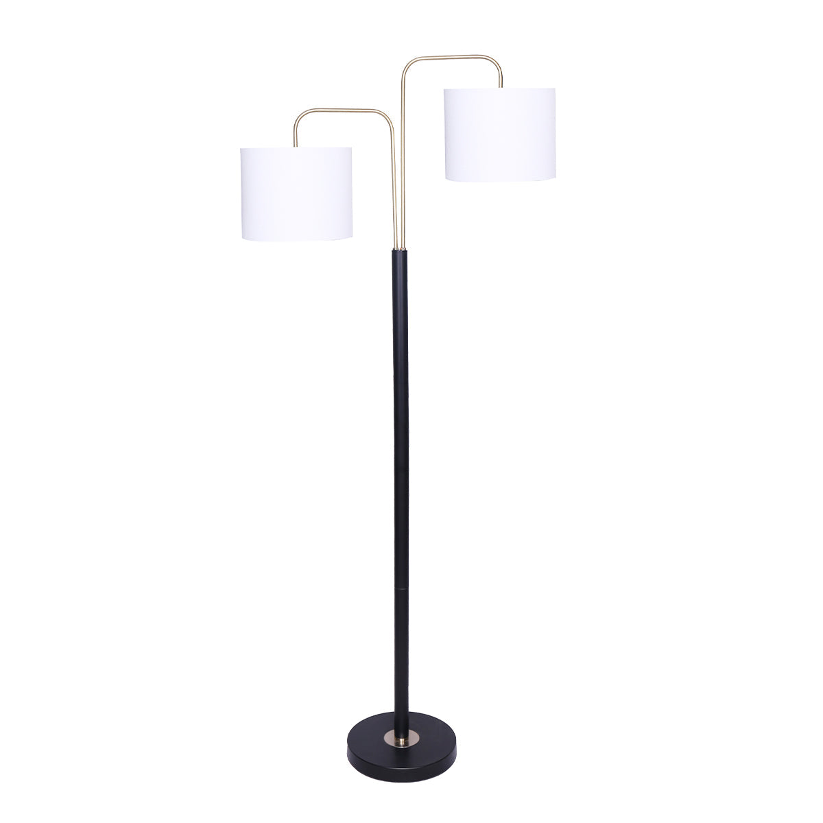 NNEDPE Black Metal Task Floor Lamp