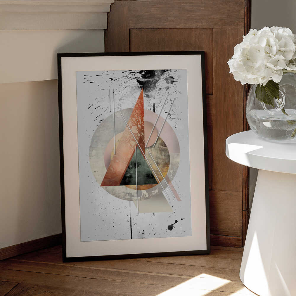 Wall art Geometric Vintage Art 05-4