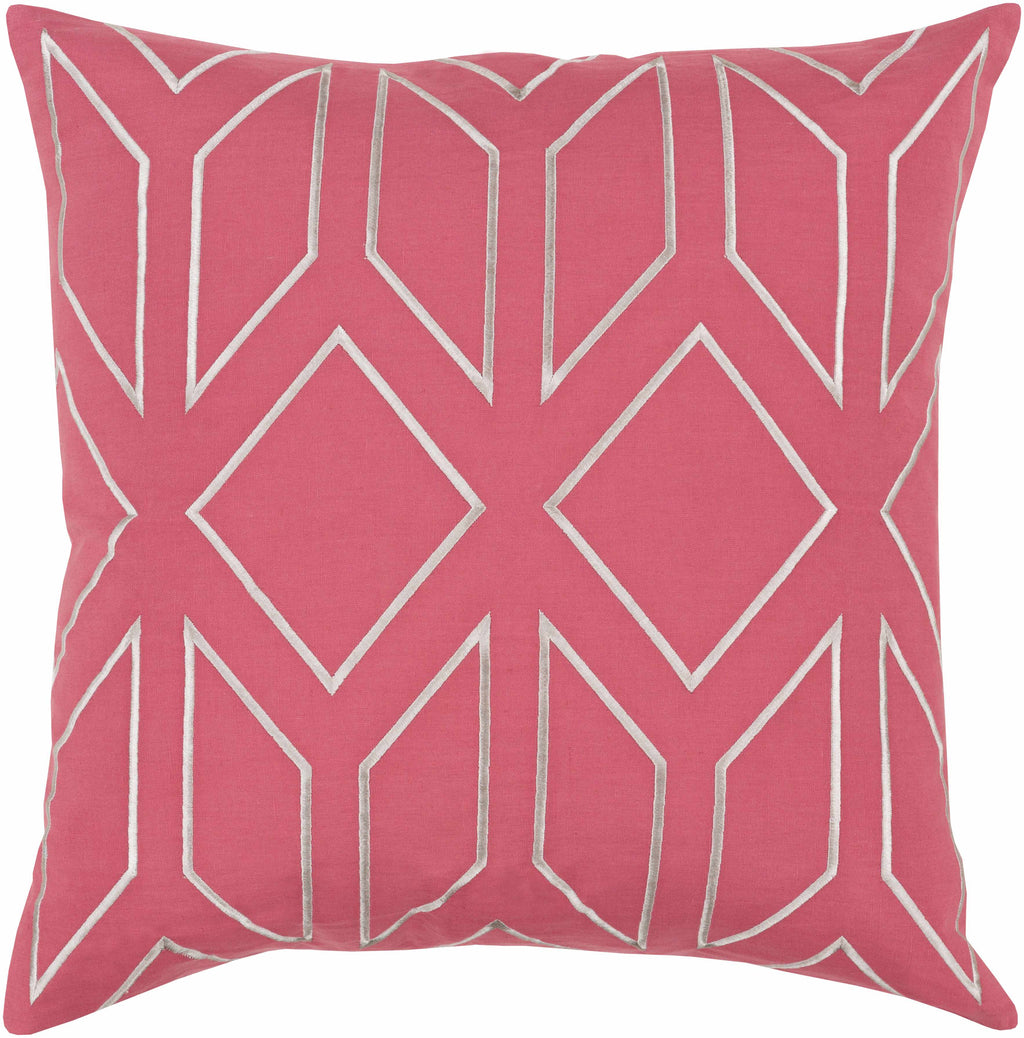 Mounds Pink Geometric Accent Pillow - Clearance