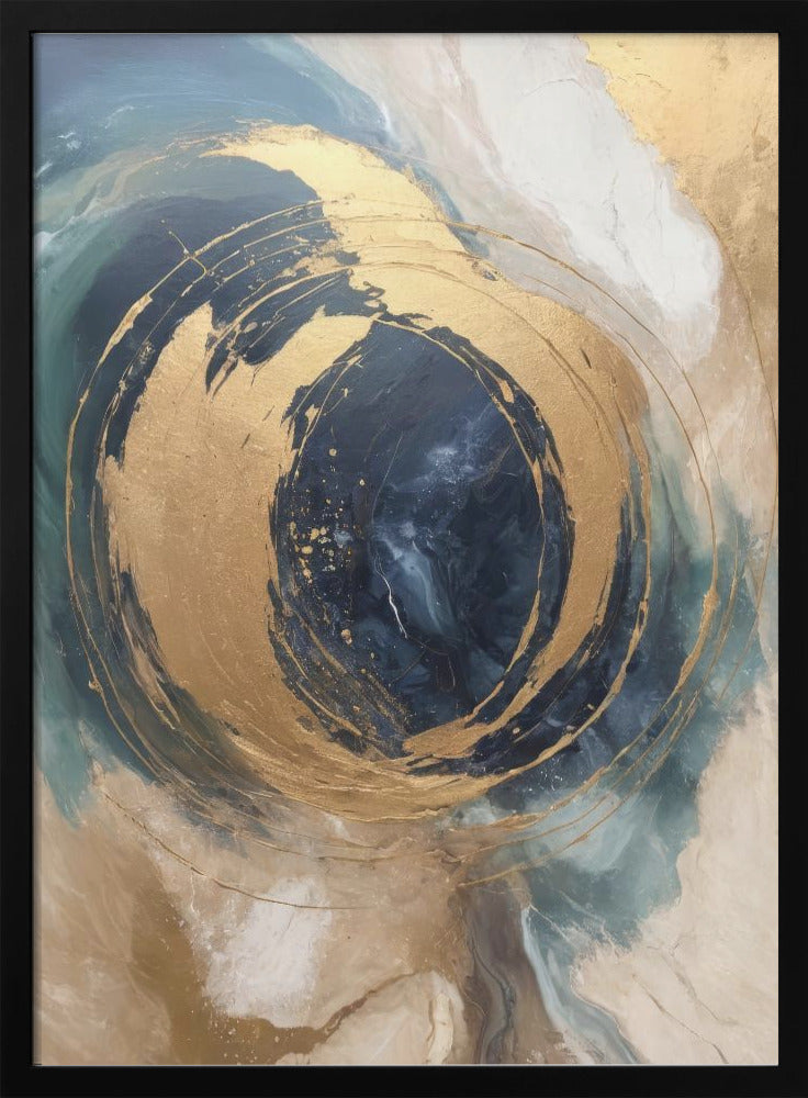 Wall art Golden Vortex-2