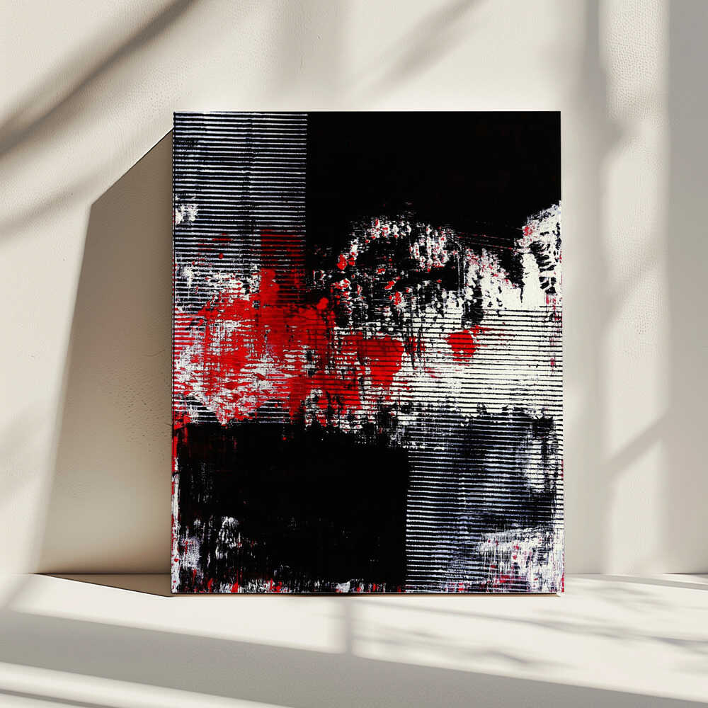 Wall art Crimson Echoes-3