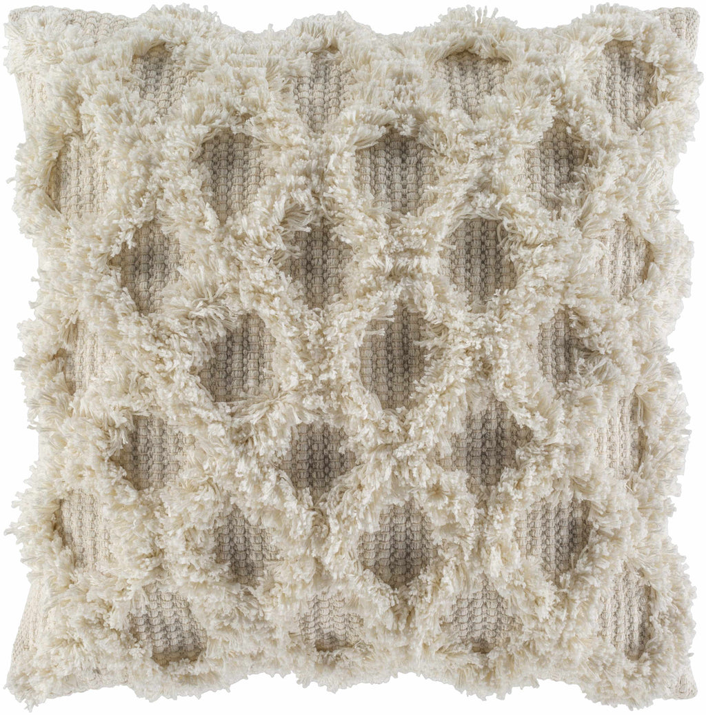 Pigcawayan Shaggy Diamond Accent Pillow - Clearance