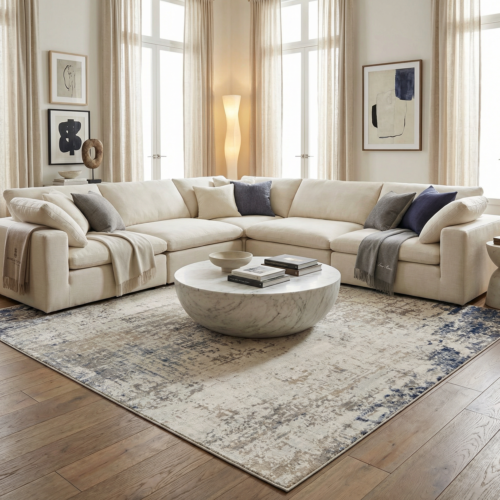 Alcove Abstract Area Rug