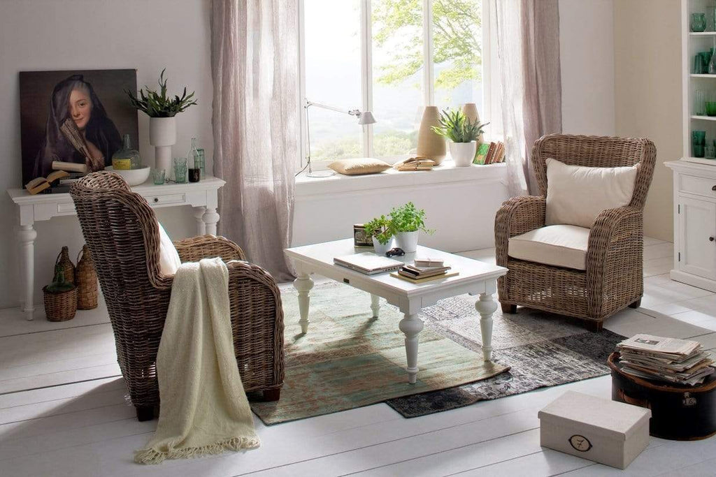 NNENVS Rectangular Coffee Table