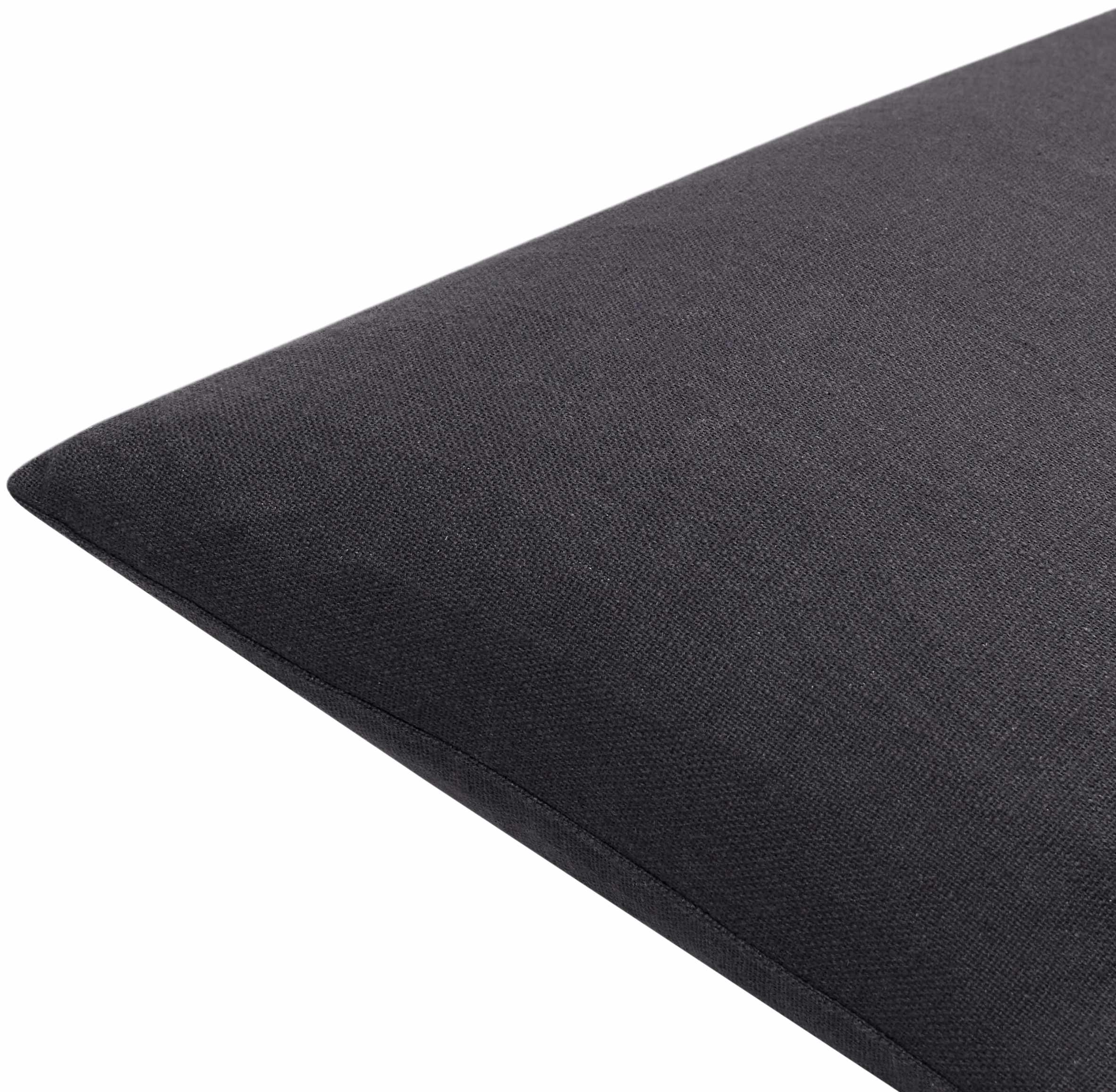 Royce Black Textured Accent Pillow - Clearance